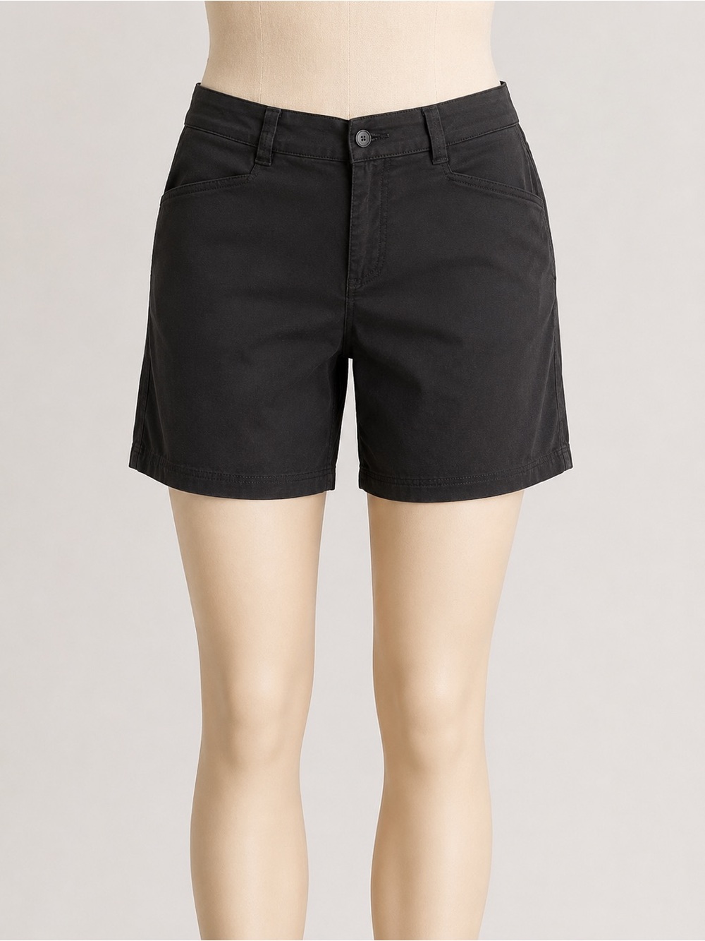 Eddie Bauer Black Performance Hiking Shorts Womens Size 10 Travel Outdoor
